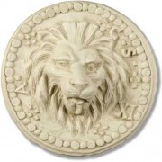 Lion Coin 12in. - Fiberglass Resin - Indoor/Outdoor Statue/Sculpture