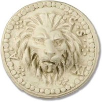 Lion Coin 12in. - Fiberglass Resin - Indoor/Outdoor Statue/Sculpture Lion Coin 12in. - Fiberglass Resin - Indoor/Outdoor Statue/Sculpture