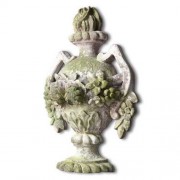 Blossoming Wall Urn 24 Fiberglass Resin Indoor/Outdoor Garden Statue