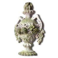 Blossoming Wall Urn 24 Fiberglass Resin Indoor/Outdoor Garden Statue