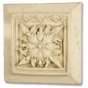 Seville Leaf Plaque 13in. Fiberglass Resin Outdoor Wall Mount