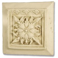 Seville Leaf Plaque 13in. Fiberglass Resin Outdoor Wall Mount