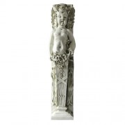 Armorini Wall Angel 29 H Fiberglass Resin Indoor/Outdoor Garden Statue