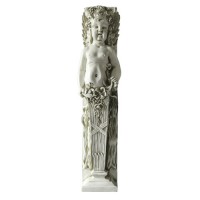 Armorini Wall Angel 29 H Fiberglass Resin Indoor/Outdoor Garden Statue
