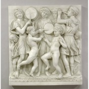 Cantoria Frieze/Drums - Large - Fiberglass Resin - Outdoor Statue