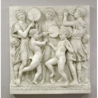 Cantoria Frieze/Drums - Large - Fiberglass Resin - Outdoor Statue
