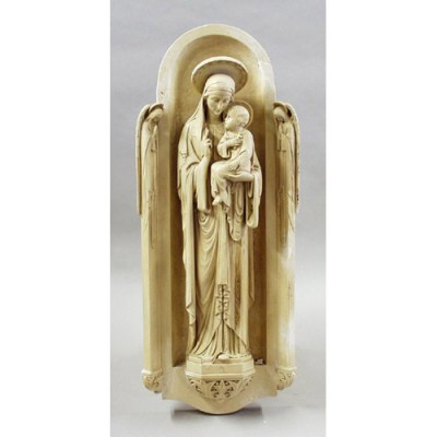Blessed Virgin Shrine In Wall 46in. - Fiberglass - Niche for Statue - - F1793 Blessed Virgin Shrine In Wall 46in. - Fiberglass - Niche for Statue - - F1793