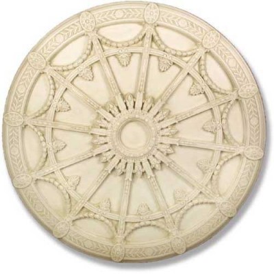Opera Ceiling Medallion 65in. Fiberglass Indoor/Outdoor Statue -  - F7937