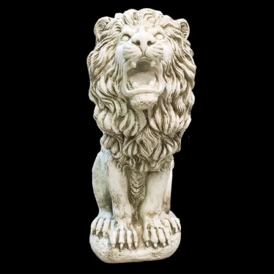 Roman Estate Lion 30in. - Fiberglass - Indoor/Outdoor Statue -  - F68325