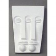 Three Eye Plaque Small 10in. - Fiberglass Resin - Outdoor