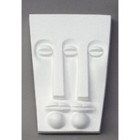 Three Eye Plaque Small 10in. - Fiberglass Resin - Outdoor Three Eye Plaque Small 10in. - Fiberglass Resin - Outdoor