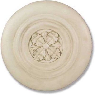 Overture Plate 30in. Wide Fiberglass In/Outdoor Wall Mount Statue -  - F7901