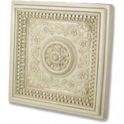 Coffered Ceiling Tile Square 26in. - Fiberglass Resin - Statue Coffered Ceiling Tile Square 26in. - Fiberglass Resin - Statue