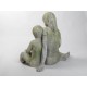 Brother and Sister Moment Fiber Stone Resin Indoor/Outdoor Statuary - - FS8889 Brother and Sister Moment Fiber Stone Resin Indoor/Outdoor Statuary - - FS8889