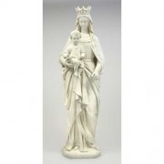 Madonna & Child Medieval 58in. - Lightweight Fiberglass Resin - Outdoor Statue