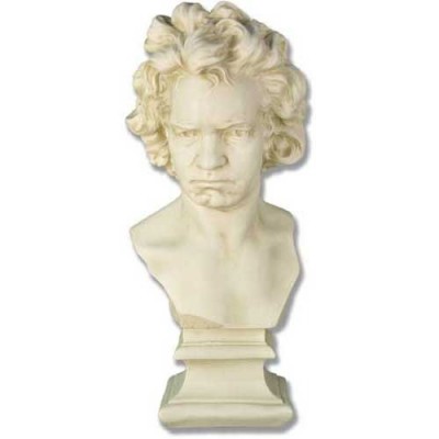 Beethoven Bust 26in. - Fiberglass - Indoor/Outdoor Garden Statue -  - F140