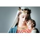 Queen Mary And Child 25 In. High - Fiberglass - Outdoor Statue -  - F8443RLC