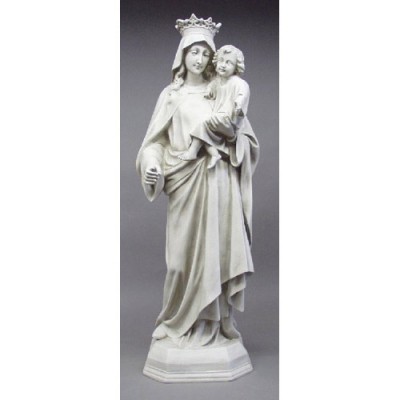 Queen Of Heaven 42in. Fiberglass Indoor/Outdoor Garden Statue -  - F9571