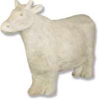 Cow Sculptural Fiberglass Resin Indoor/Outdoor Garden Statue/Sculpture