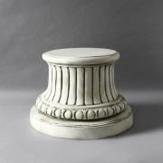 Roma Statue Display Base/Riser 10"H Lightweight Fiberglass Resin Indoor/Outdoor