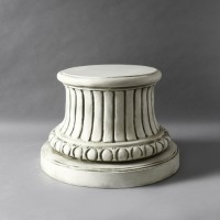 Roma Statue Display Base/Riser 10"H Lightweight Fiberglass Resin Indoor/Outdoor