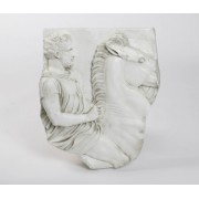 Horseman Fragment(The Met)26in. - Fiberglass Resin - Outdoor Statue