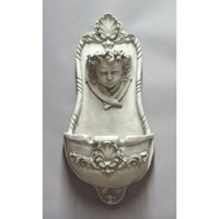 Benevolent Angel Wall Fountain - Fiberglass Resin - Outdoor Statue
