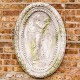 Plaque Of Flora 34in. Fiber Stone Resin Indoor/Outdoor Statuary -  - FS68352