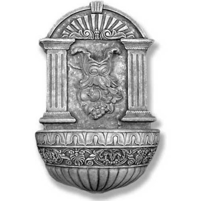 Jaimy Fruit Fountain 28in. Fiberglass Outdoor Wall Mount Statue -  - NG28317