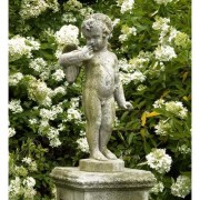 Angelo De Ezio 30in. - Fiberglass Resin - Indoor/Outdoor Statue