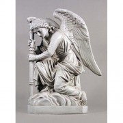 Bergama Angel - Right - Lightweight Fiberglass Resin - Indoor/Outdoor Statue Bergama Angel - Right - Lightweight Fiberglass Resin - Indoor/Outdoor Statue
