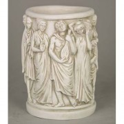 Toga Vessel 8 Inch Fiberglass Resin Indoor/Outdoor /Sculpture