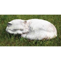 Fat Cat 11in. Wide - Fiberglass Resin - Indoor/Outdoor Garden Statue Fat Cat 11in. Wide - Fiberglass Resin - Indoor/Outdoor Garden Statue