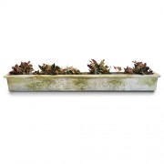 Bungalow Planter Fiber Stone Indoor/Outdoor Garden Statue