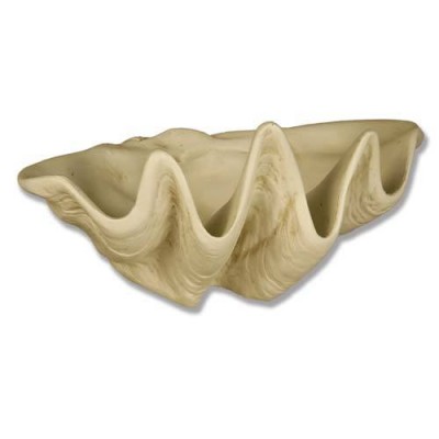 Clam Shell Planter 9in. Fiberglass Indoor/Outdoor Garden Statue -  - F7618