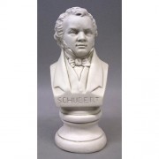 Franz Peter Schubert Bust Sm Fiberglass Resin Indoor/Outdoor Garden