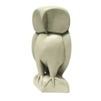 Contemporary Owl Small 12in. - Fiberglass Resin - Outdoor Statue