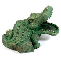 Garden Gator Short - Fiberglass Resin - Indoor/Outdoor Statue/Sculpture