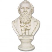 Brahms Bust 17 Inch Fiberglass Resin Indoor/Outdoor Statue/Sculpture