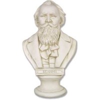 Brahms Bust 17 Inch Fiberglass Resin Indoor/Outdoor Statue/Sculpture