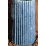 Fluted Shaft 28in. - Fiberglass Resin - Indoor/Outdoor Garden Statue