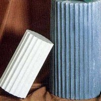 Fluted Shaft 36in. - Fiberglass Resin - Indoor/Outdoor Garden Statue