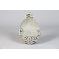 Scalloped Planter Sconce 18in. Fiberglass Resin Indoor/Outdoor Garden / Patio