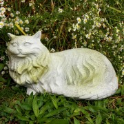 Fluffy Cat - Fiberglass Resin - Indoor/Outdoor Statue/Sculpture