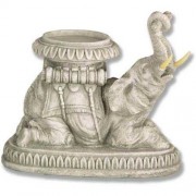 Elephant Candleholder 8in. - Fiberglass Resin - Indoor/Outdoor Statue