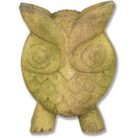 Owl Planter 8"H Fiber Stone Indoor/Outdoor Garden Statue