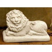 Hallie Lion Left 7.5in. - Fiberglass Resin - Indoor/Outdoor Statue