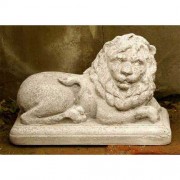 Hallie Lion Right 7.5in. - Fiberglass Resin - Indoor/Outdoor Statue