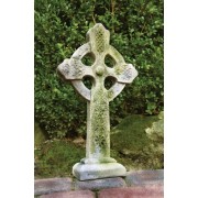 Celtic Cross-Tabletop 16 Fiber Stone Indoor/Outdoor Garden Statue