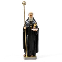 Saint Benedict 30in. High - Lightweight Fiberglass Resin - Indoor/Outdoor Statue